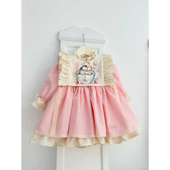 Rochita Pink Bunny 12 luni